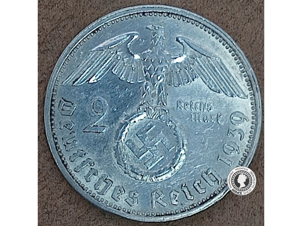 2 marka - Nemecko - Tretia Ríša - 1939 A