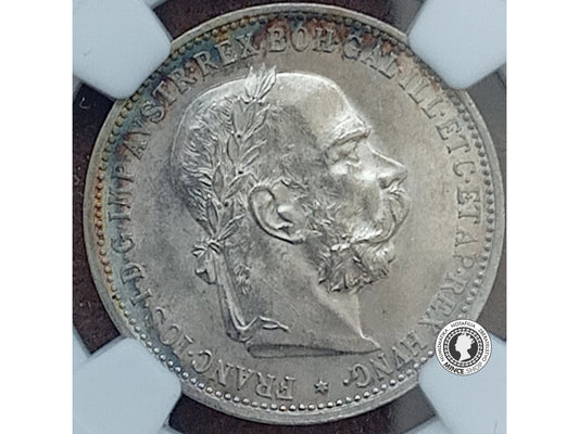 1. koruna - Rakúsko-Uhorsko - 1893 - MS 63