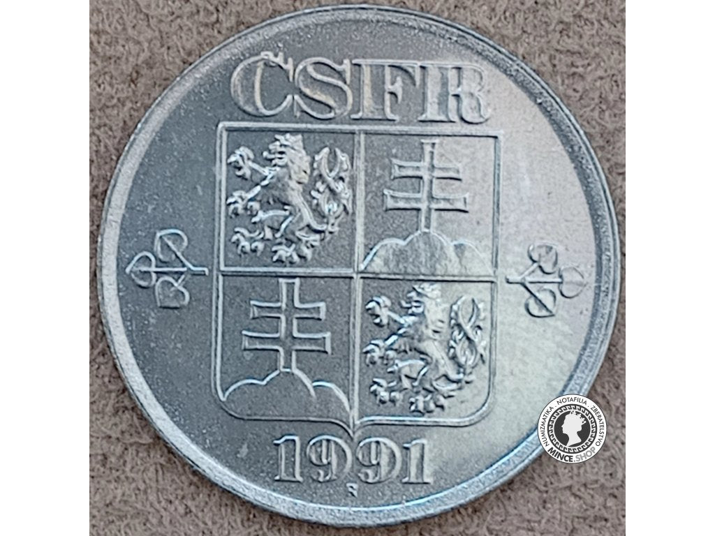 50 halier - Česko-Slovensko - 1991