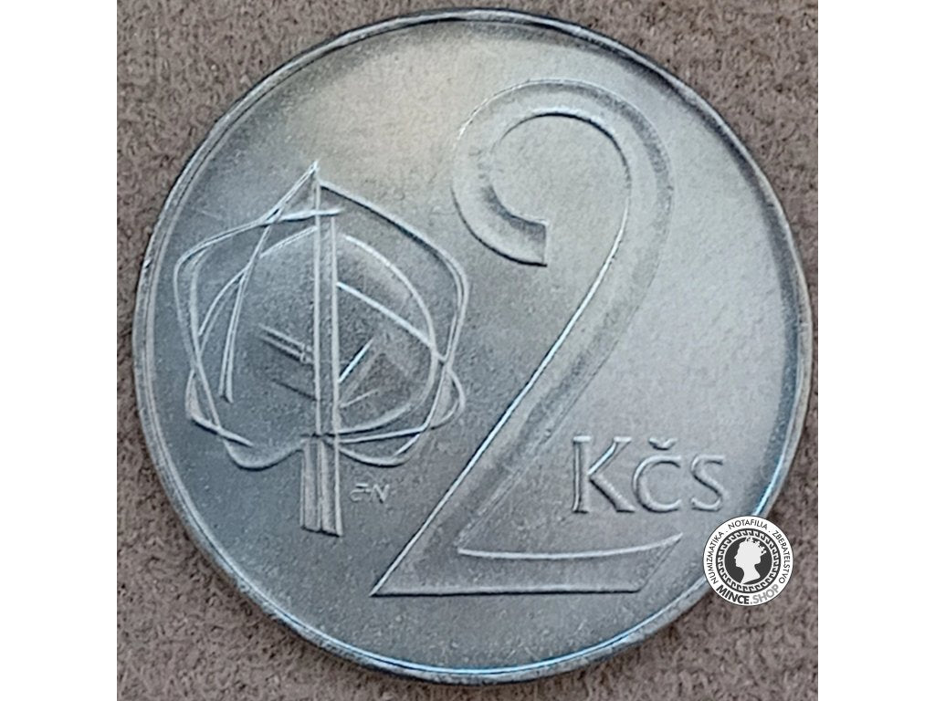 2 koruna - Česko-Slovensko - 1991