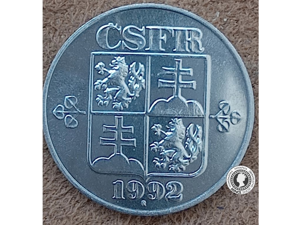 10 halier - Česko-Slovensko - 1992 - UNC