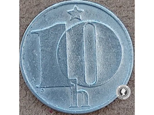 10 halier - Česko-Slovensko - 1989