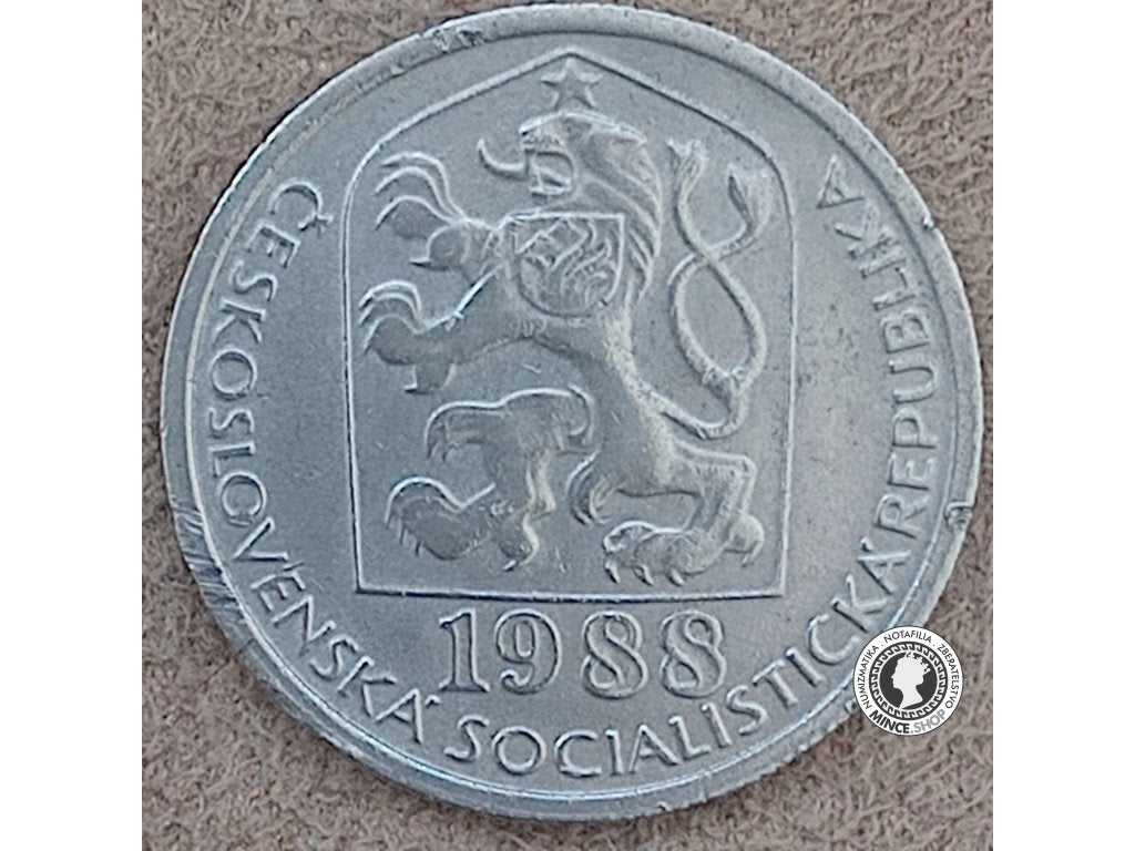 50 halier - Česko-Slovensko - 1988