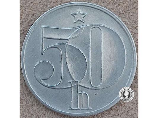 50 halier - Česko-Slovensko - 1987