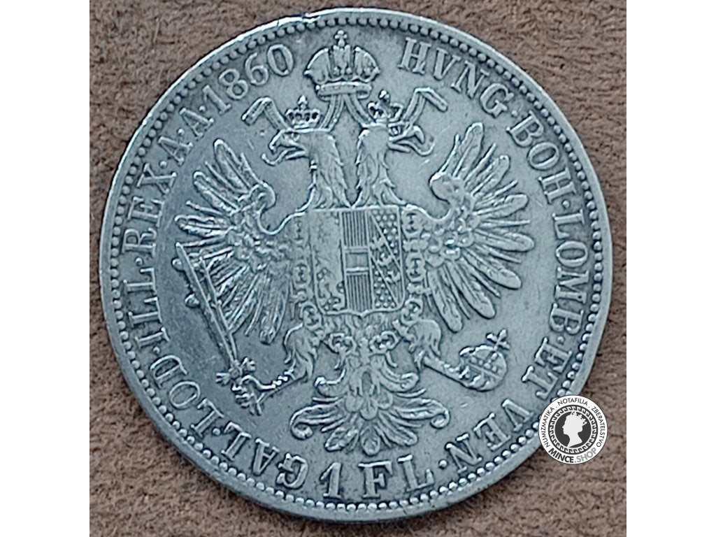 1 florin - Rakúsko-Uhorsko - 1860