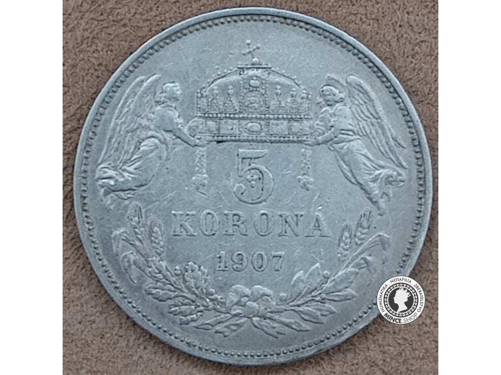 5 korona - Rakúsko-Uhorsko - 1907