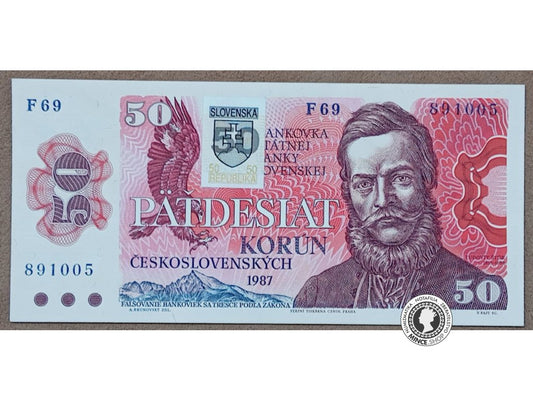 50 Korún koľkovaných - 1988 - ČSSR / Slovensko