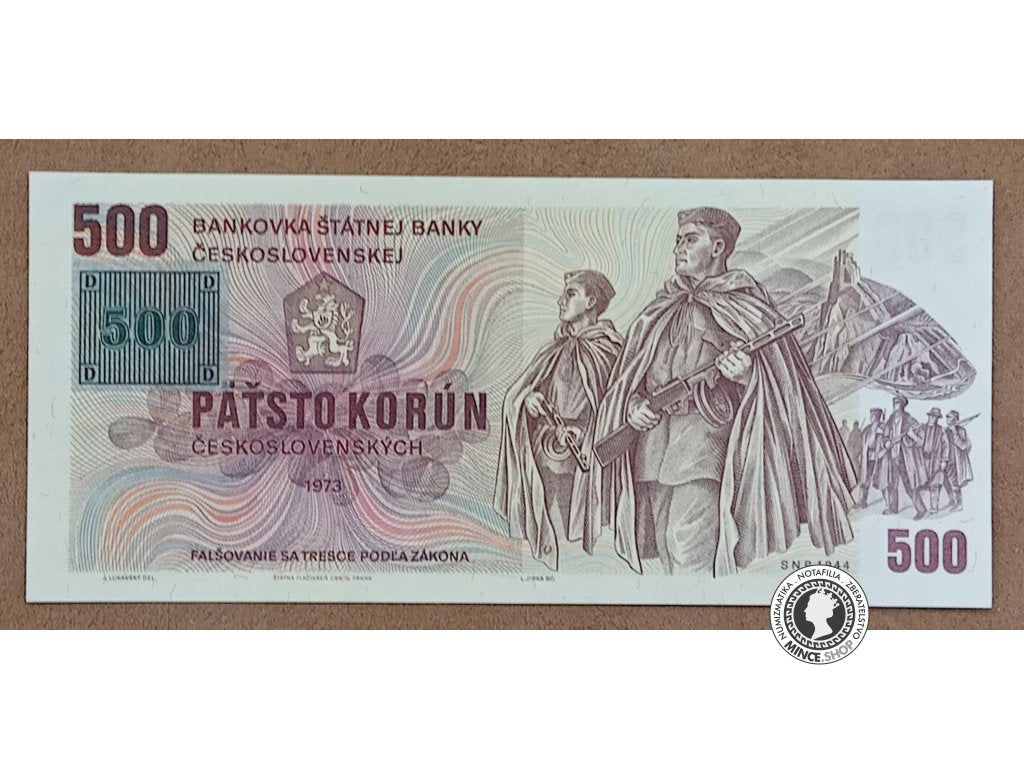 500 Korún koľkovaných - 1973 - ČSSR / Česko