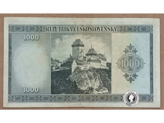 1000 Korún - 1945 - ČSR