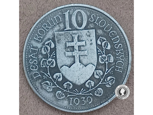 10 koruna - Slovenský Štát - 1939 - replika