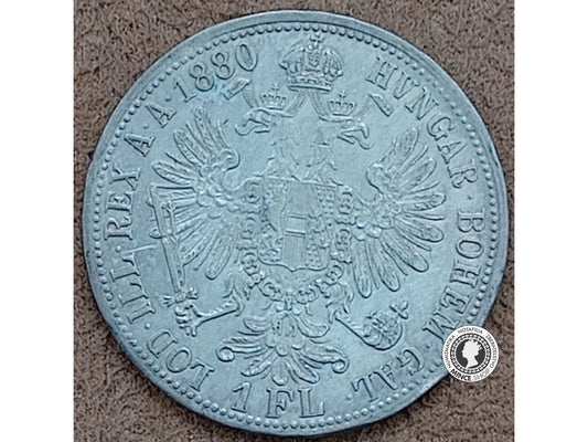 1 florin - Rakúsko-Uhorsko - 1880