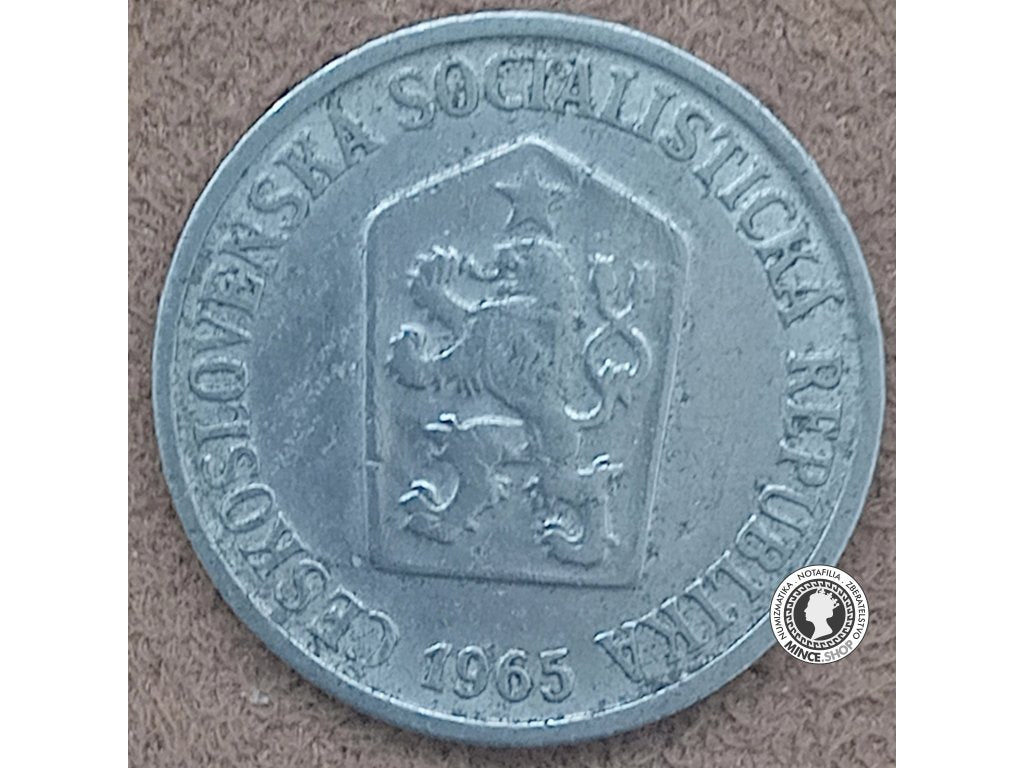 10 halier - Česko-Slovensko - 1965