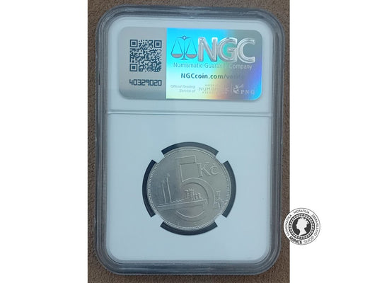 5.koruna - 1.ČSR - 1932 - UNC Details