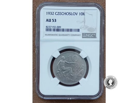 10.koruna - 1.ČSR - 1932 - AU 53