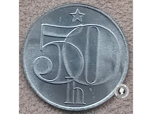 50 halier - Česko-Slovensko - 1988 - UNC