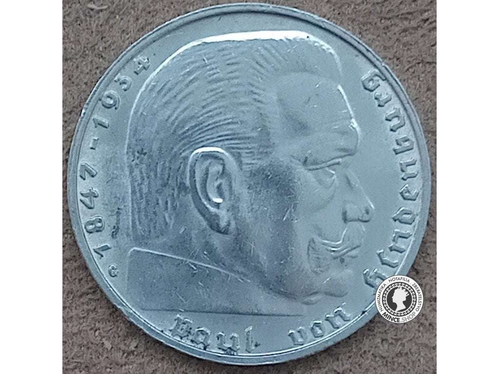 2 marka - Nemecko - Tretia Ríša - 1939 G