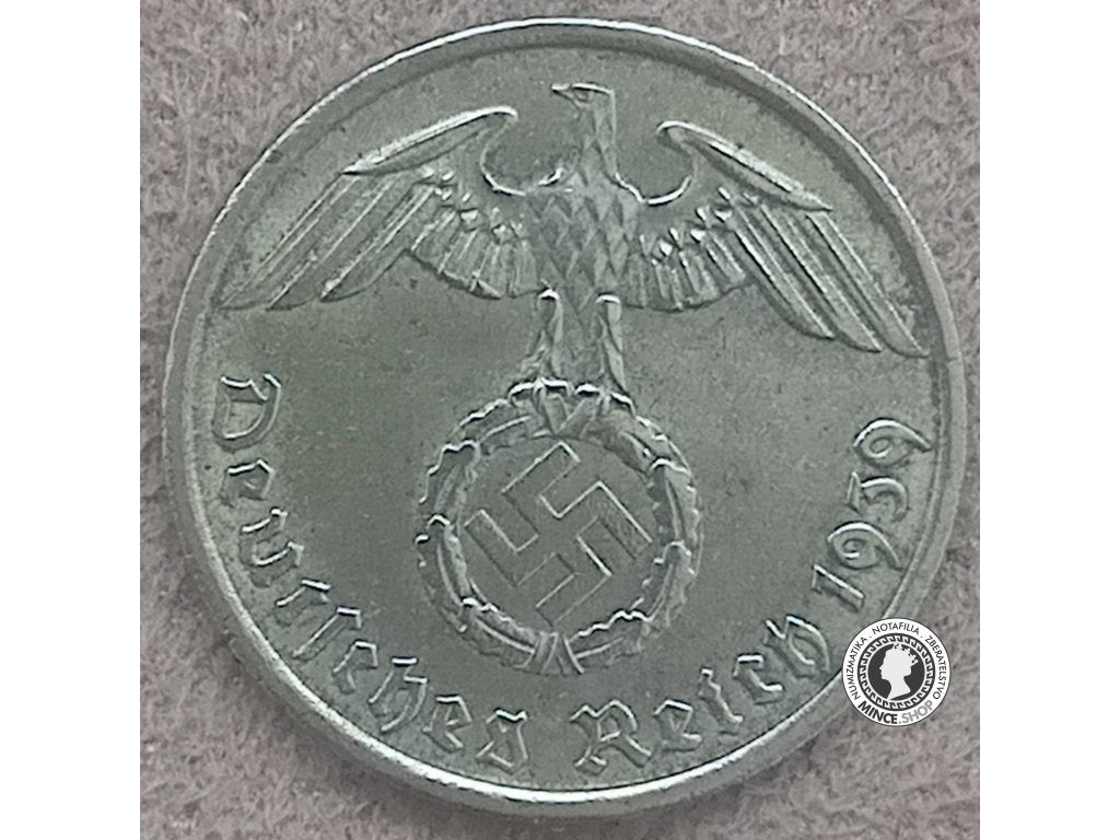 5 reichspfennig - Nemecko - Tretia Ríša - 1939 A