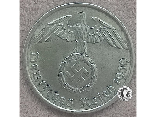 5 reichspfennig - Nemecko - Tretia Ríša - 1939 A