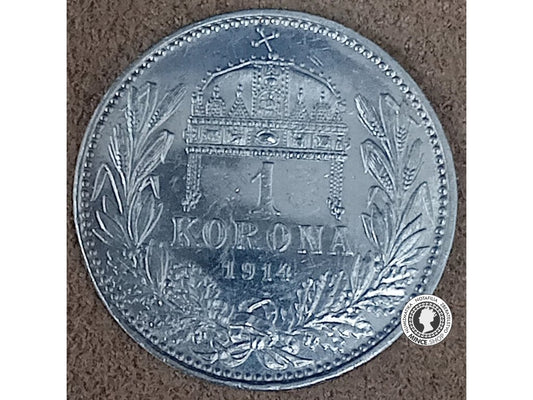 1 korona - Rakúsko-Uhorsko - 1914