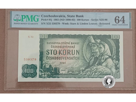 100 Korún - 1961 - ČSSR - PMG 64