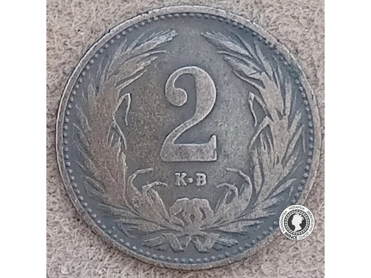 2 filler - Rakúsko-Uhorsko - 1909