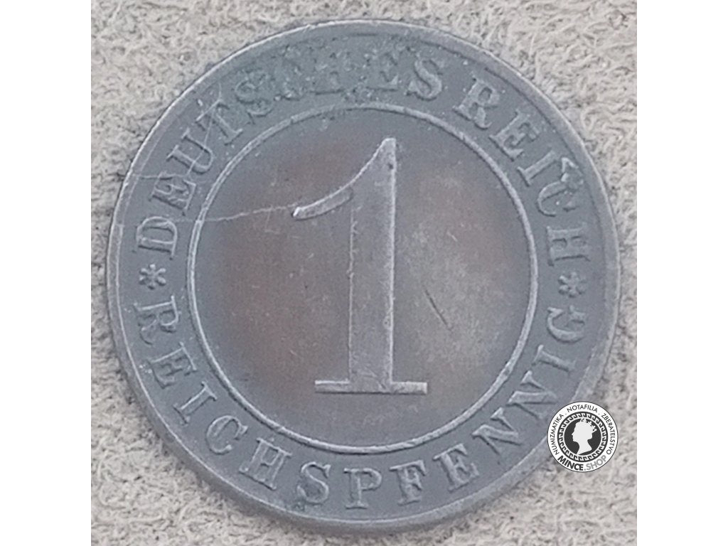 1 reichspfennig - Nemecko - Weimarská Republika / Tretia Ríša - 1935 D
