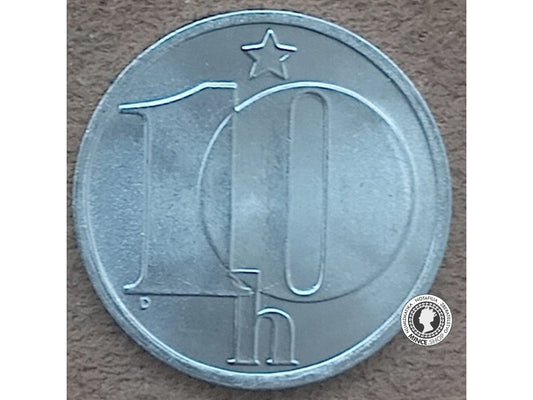 10 halier - Česko-Slovensko - 1987 - UNC