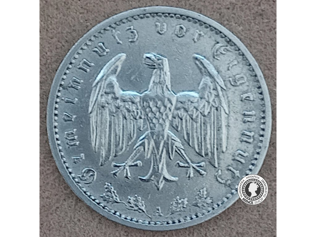 1 marka - Nemecko - Tretia Ríša - 1937 A