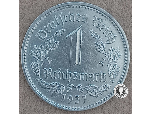 1 marka - Nemecko - Tretia Ríša - 1937 A