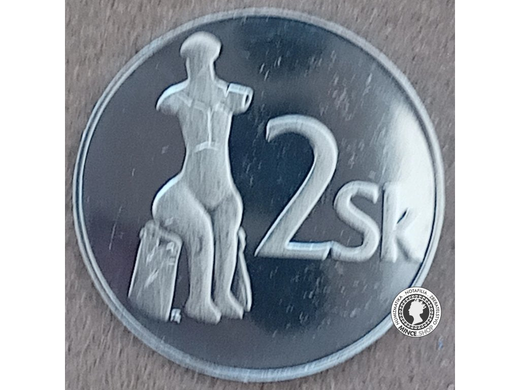 2 koruna - Slovensko - 1998 - UNC