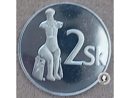 2 koruna - Slovensko - 1998 - UNC