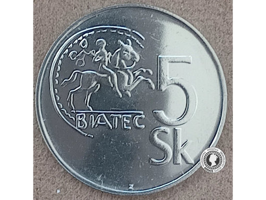 5 koruna - Slovensko - 2002 - UNC
