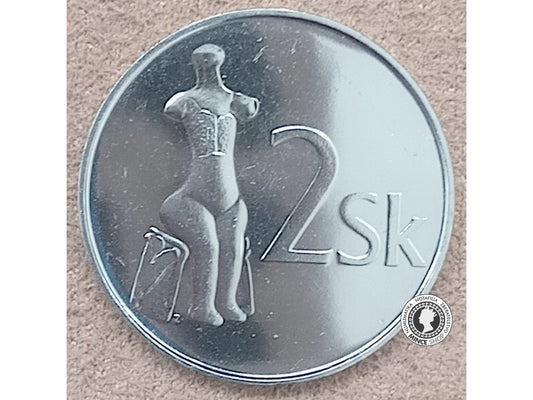 2 koruna - Slovensko - 2002 - UNC
