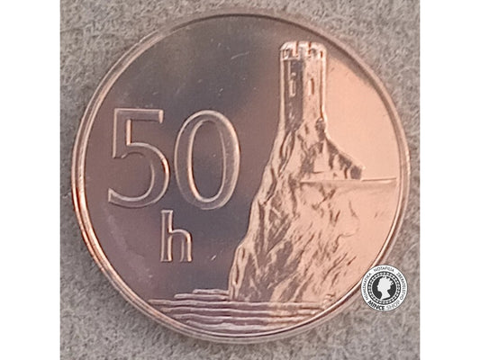 50 halier - Slovensko - 2005 - UNC