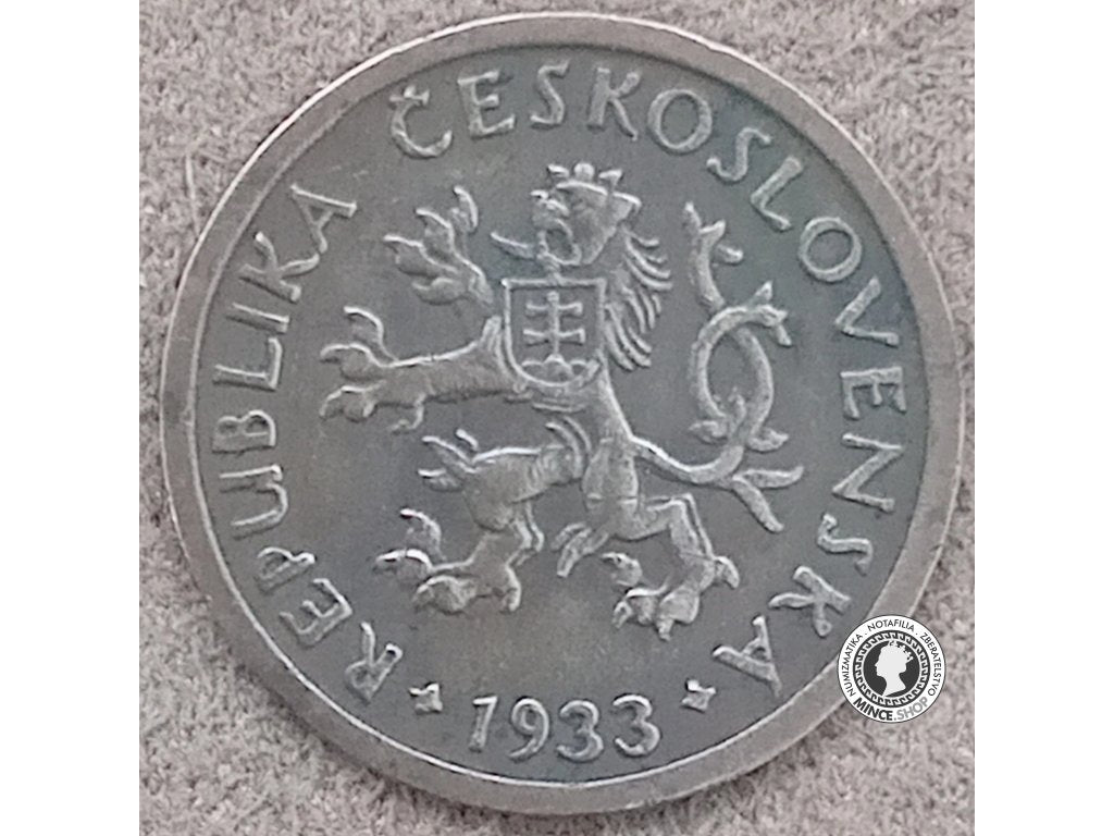 10 halier - 1.ČSR - 1933