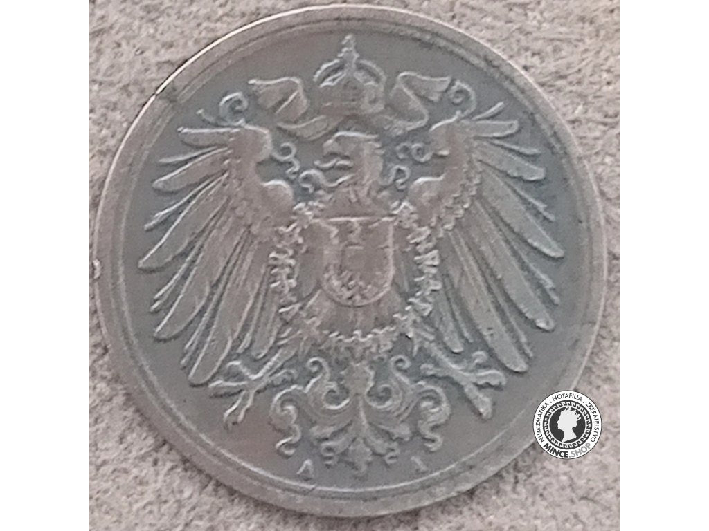 1 reichspfennig - Nemecko - Nemecká Ríša - 1913 A
