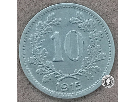 10 halier - Rakúsko-Uhorsko - 1915