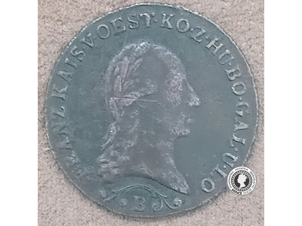 1 grajciar - Rakúsko - Rakúska Ríša - 1812 B