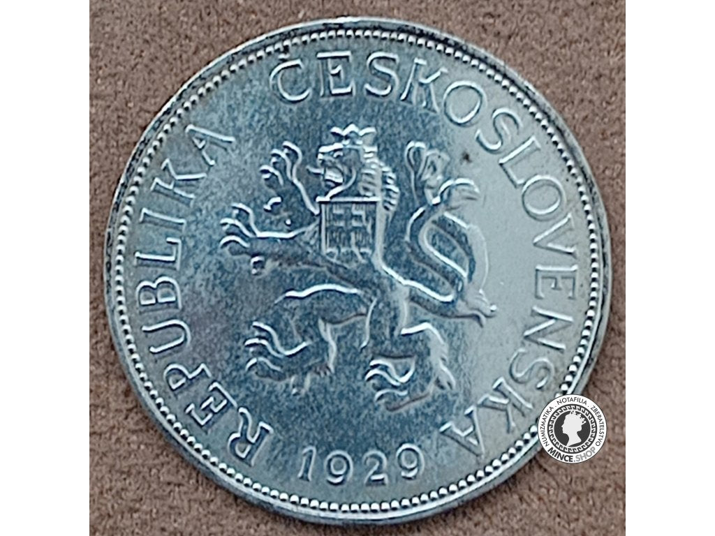 5.koruna - 1.ČSR - 1929